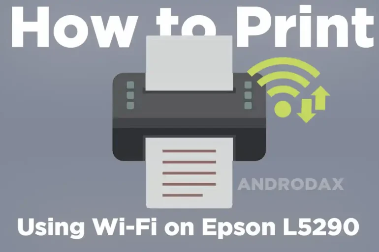 How to Print Using Wi-Fi on Epson L5290